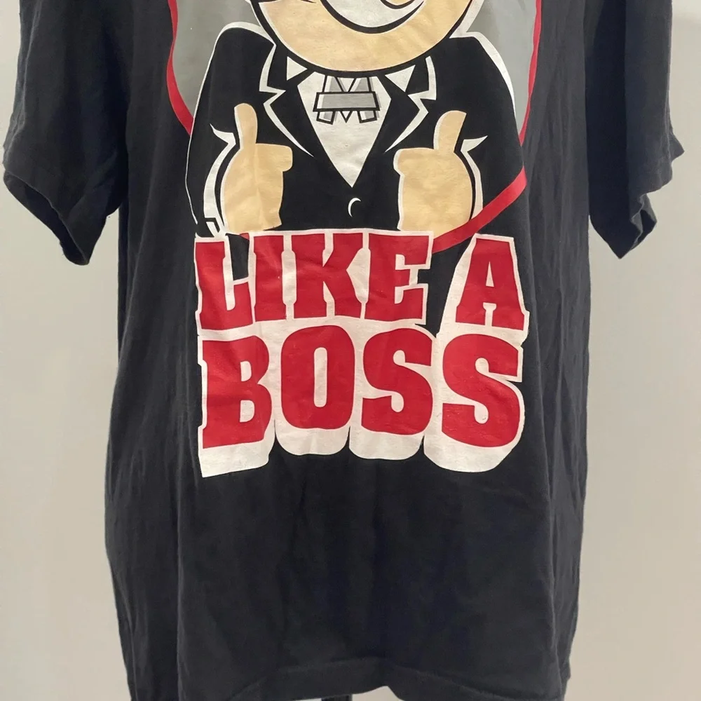 Monopoly L Like A‎ Boss Black T-Shirt 563 - Picture 3 of 7